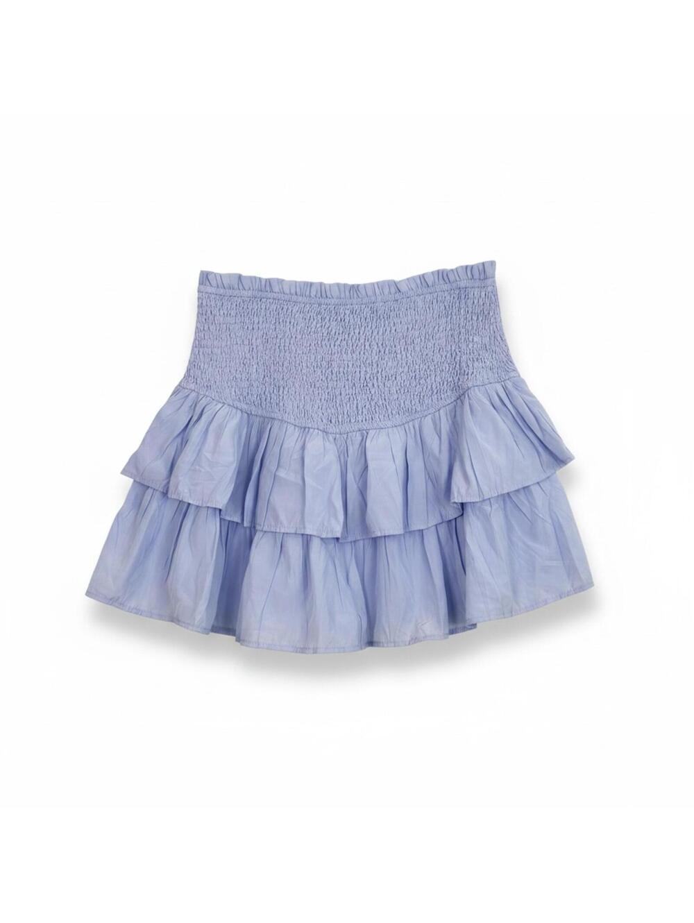 NWT Hilomirics Lavender Smocked Tiered Mini Skort XL Y2K Fairycore